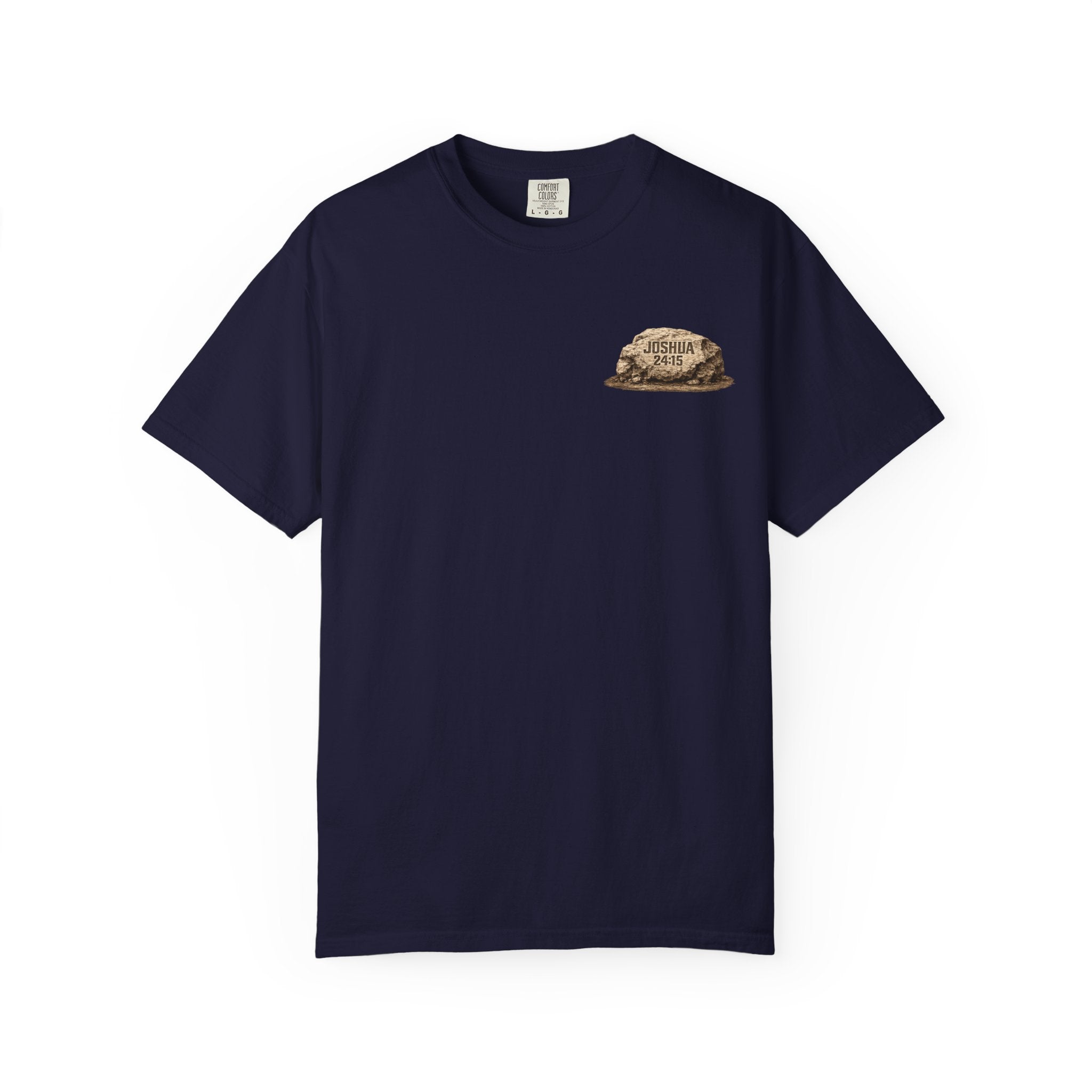 As for Me and My House | Joshua 24:15 Christian T-Shirt | Faith Without Works