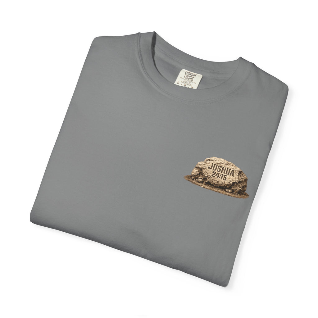 As for Me and My House | Joshua 24:15 Christian T-Shirt | Faith Without Works