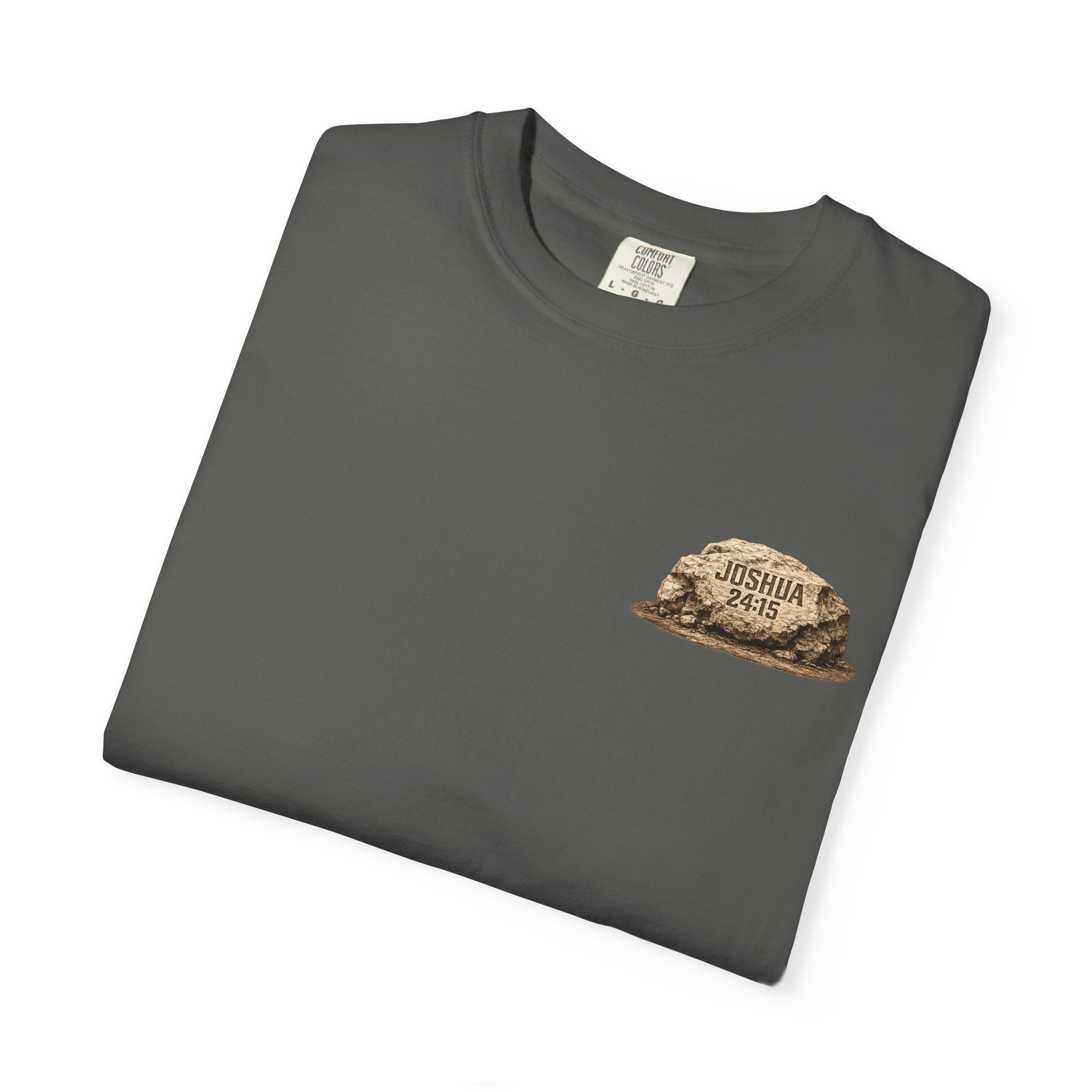 As for Me and My House | Joshua 24:15 Christian T-Shirt | Faith Without Works