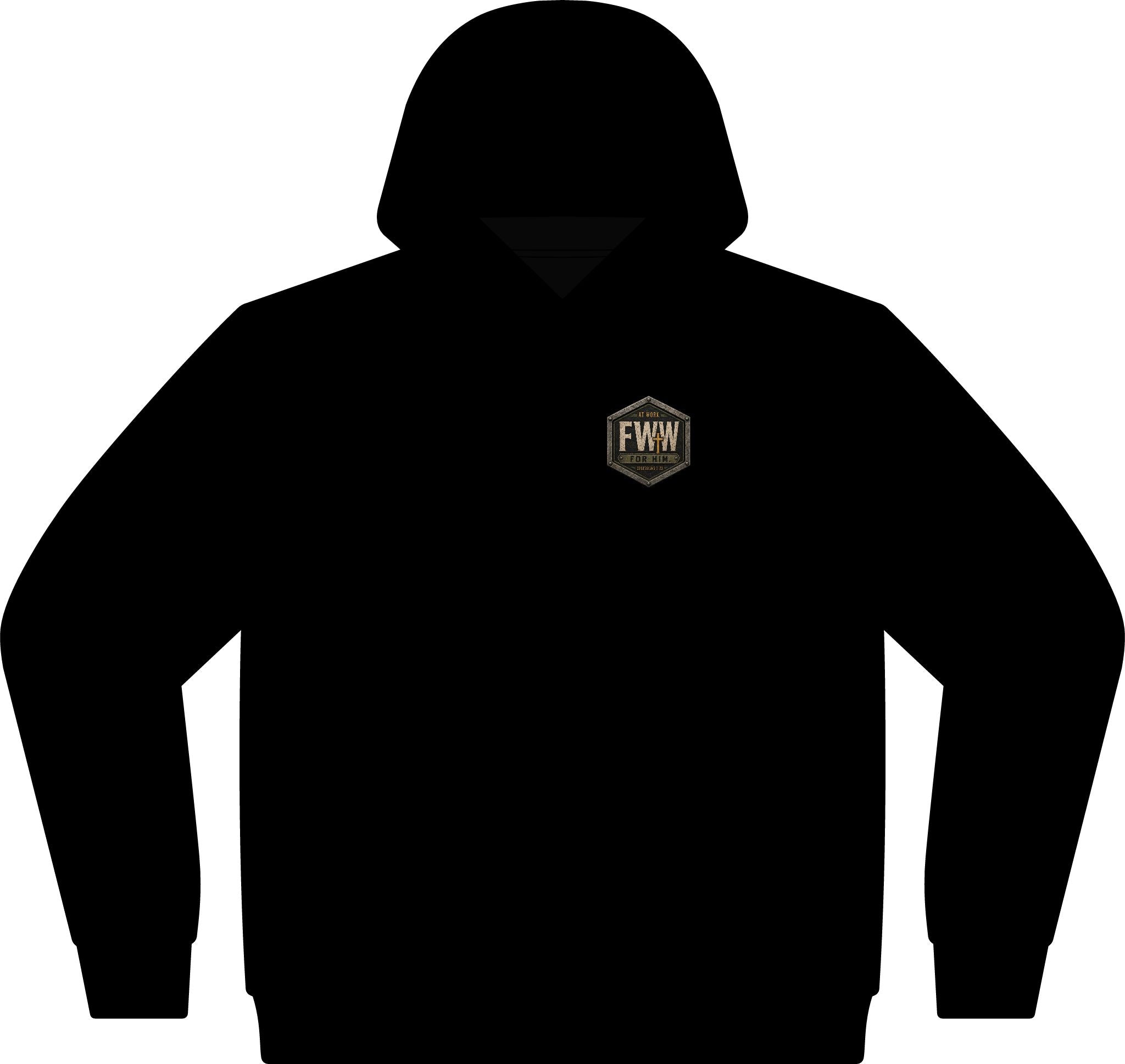 Dirty Hands. Clean Conscience. | 1 Thessalonians 4:11–12 Christian Hoodie | Faith Without Works