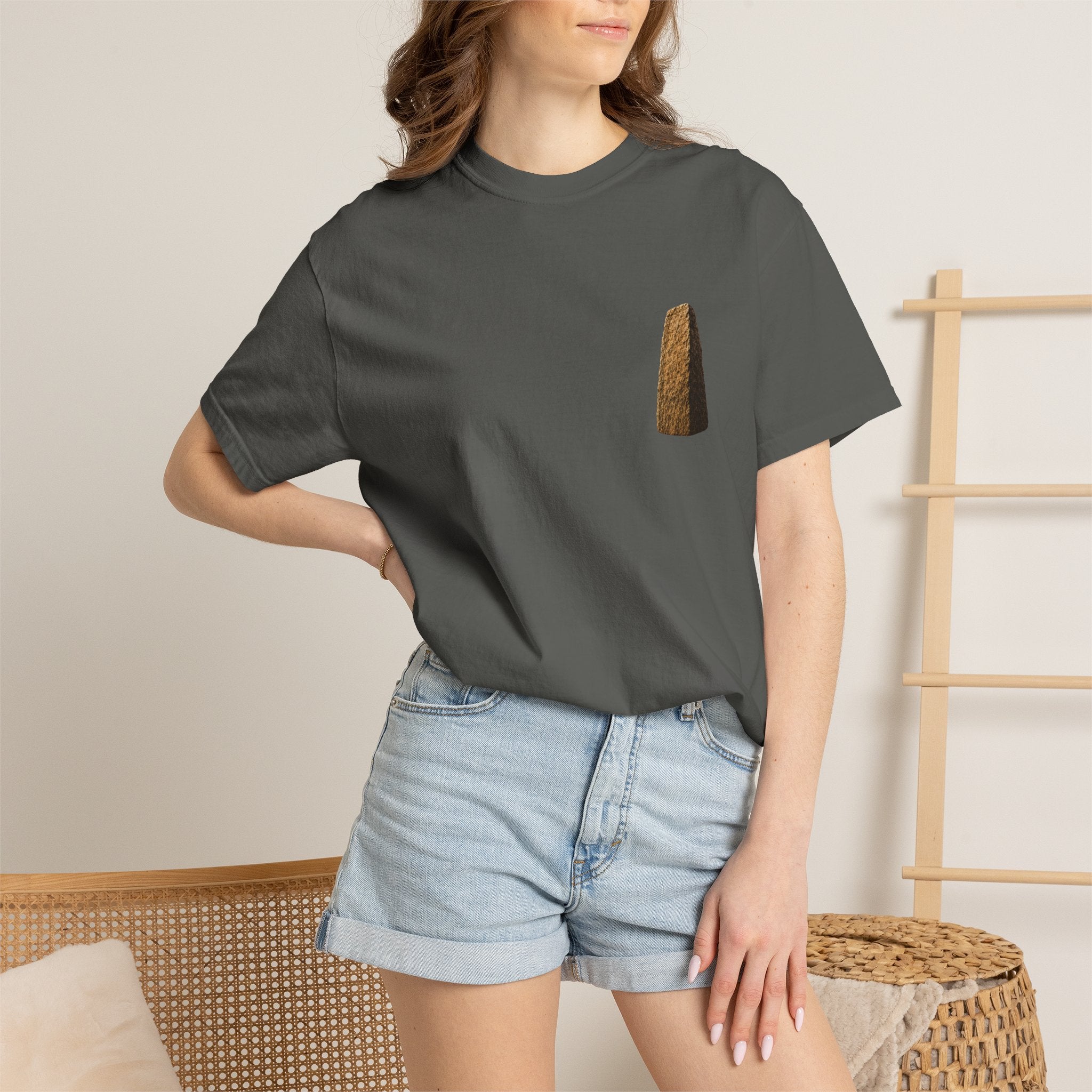 This Stone Shall Be a Witness | Joshua 24:27 Christian T-Shirt | Faith Without Works