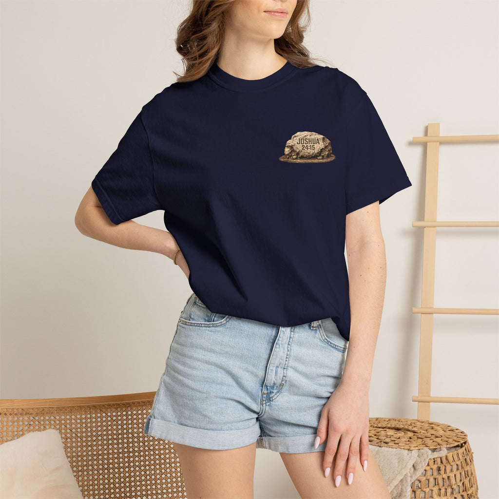 Choose This Day | Joshua 24:15 Christian T-Shirt | Faith Without Works