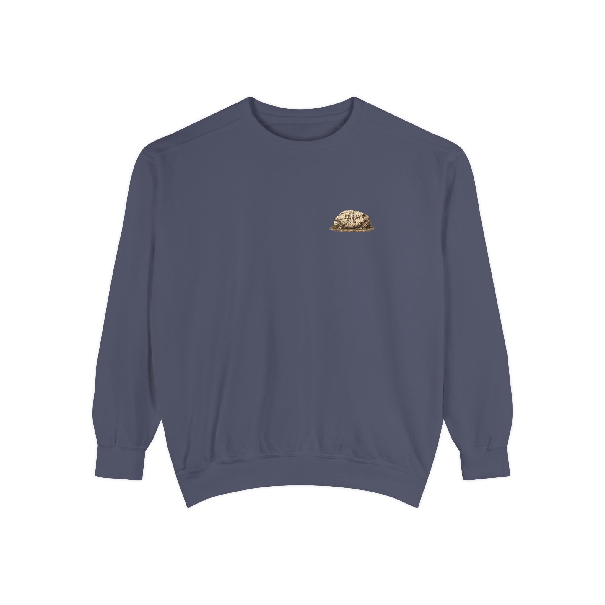 Choose This Day Sweatshirt — "Choose This Day Whom Ye Will Serve" Graphic Crewneck
