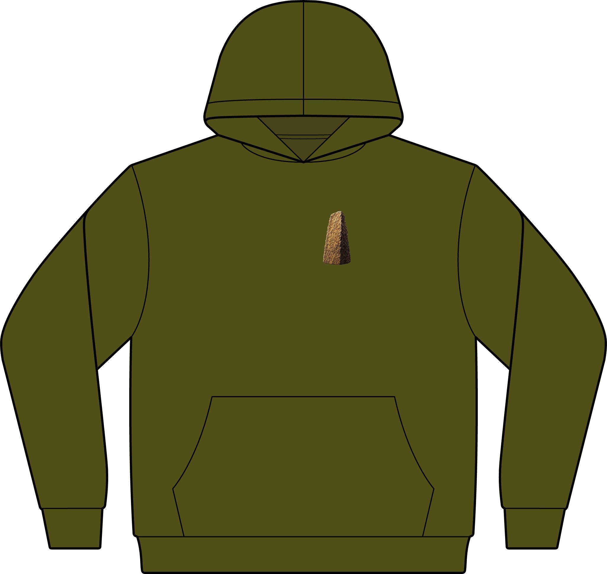 This Stone Shall Be a Witness | Joshua 24:27 Christian Hoodie | Faith Without Works