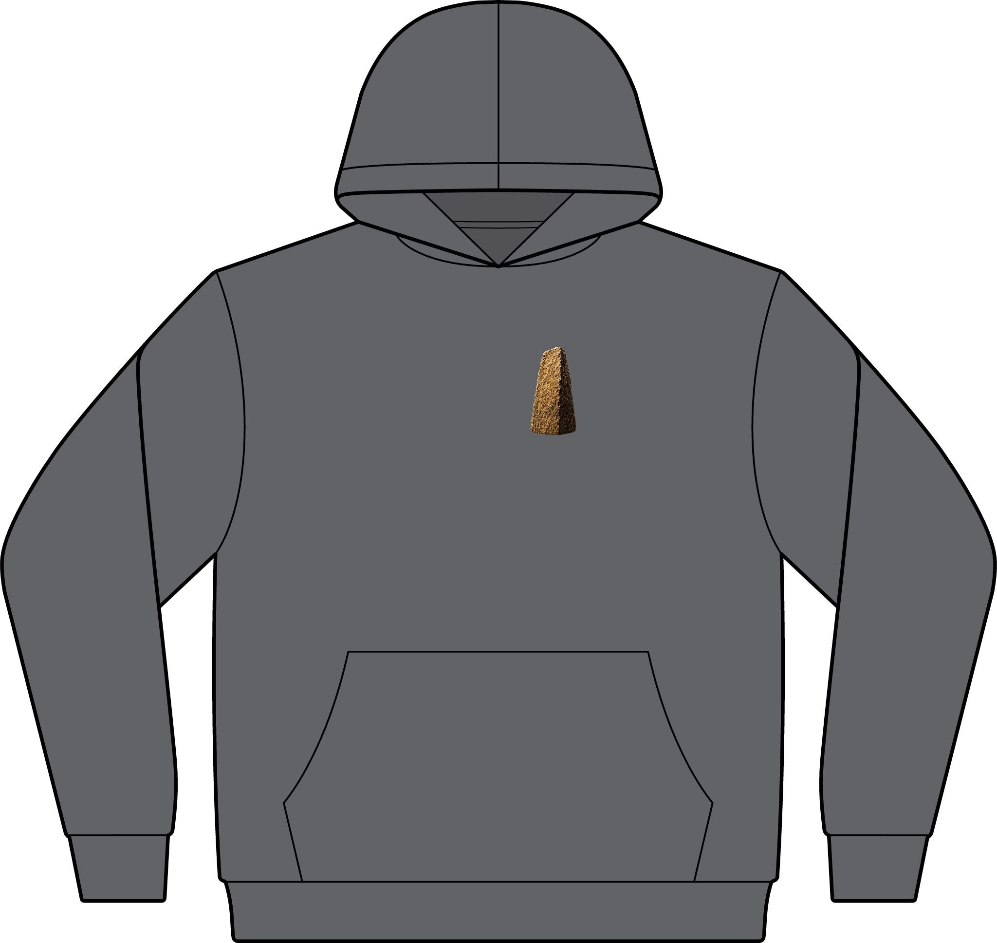 This Stone Shall Be a Witness | Joshua 24:27 Christian Hoodie | Faith Without Works