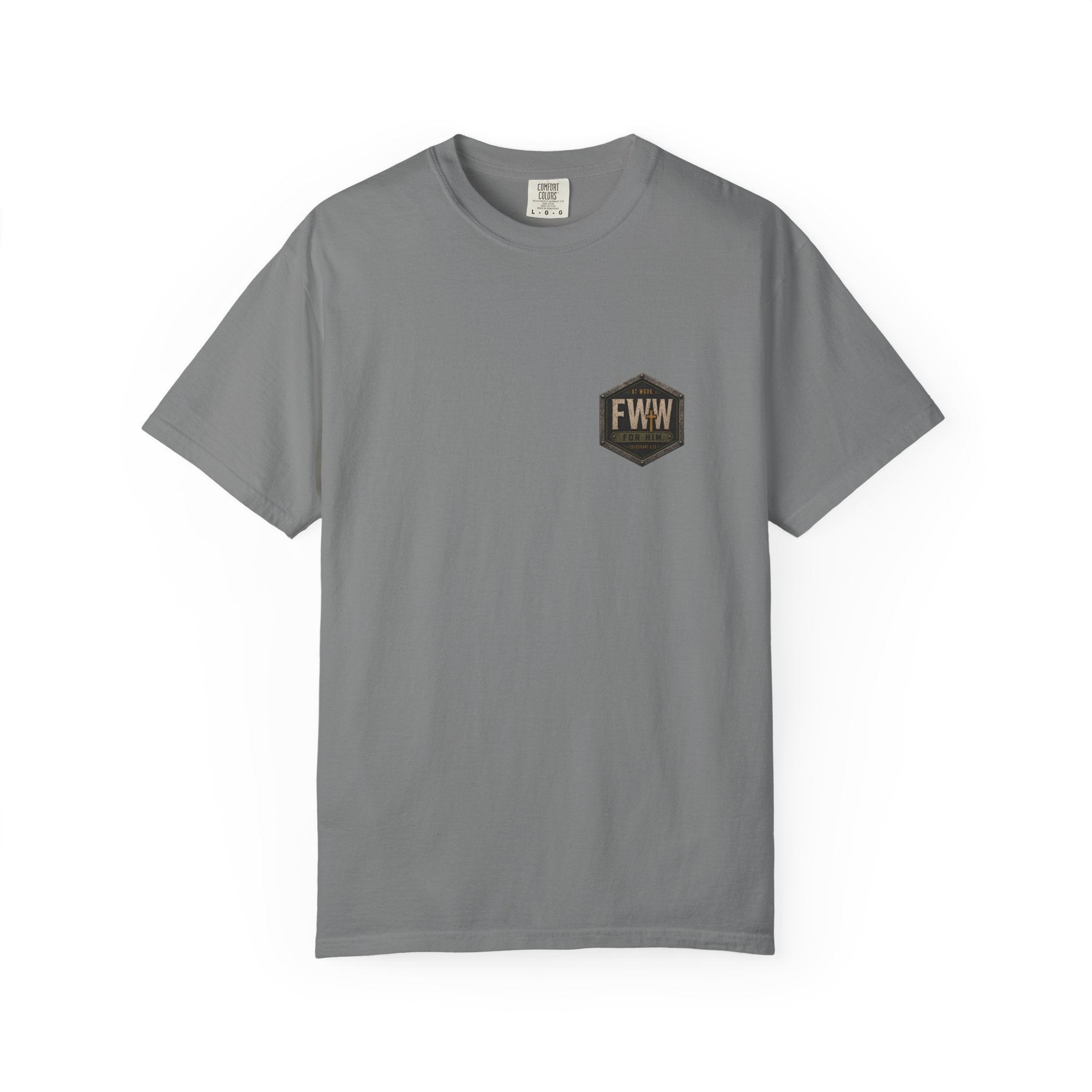 Calloused Hands. Clean Heart. | Colossians 3:22 Christian T-Shirt | Faith Without Works