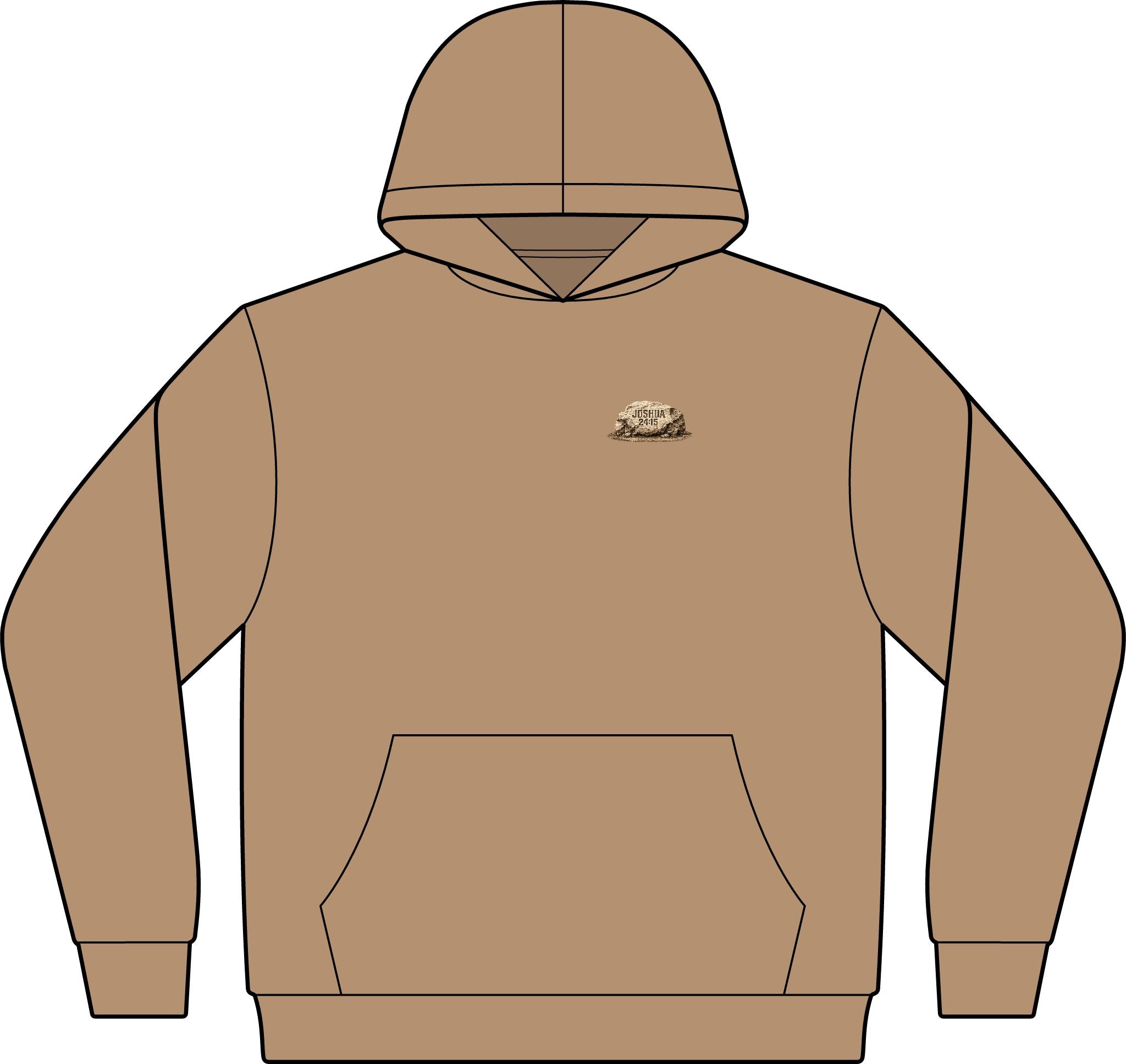 As for Me and My House | Joshua 24:15 Christian Hoodie | Faith Without Works
