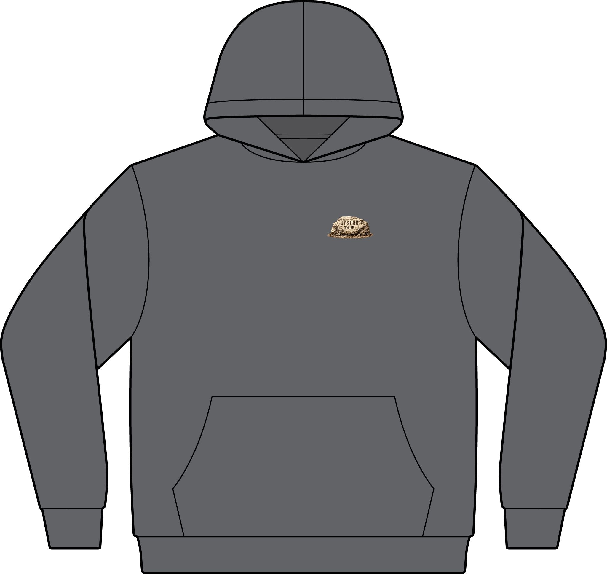 As for Me and My House | Joshua 24:15 Christian Hoodie | Faith Without Works