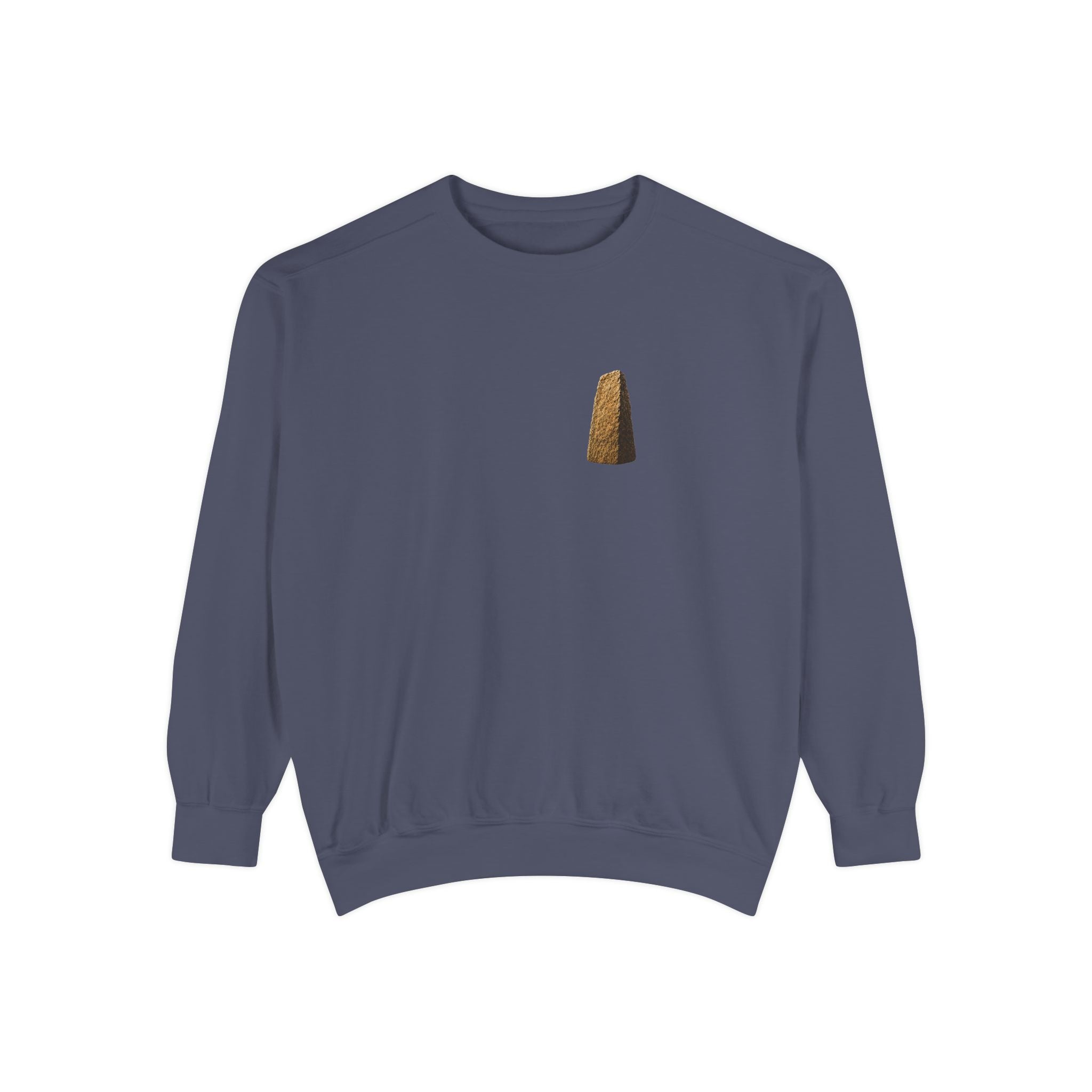 This Stone Shall Be a Witness | Joshua 24:27 Christian Crewneck Sweatshirt | Faith Without Works