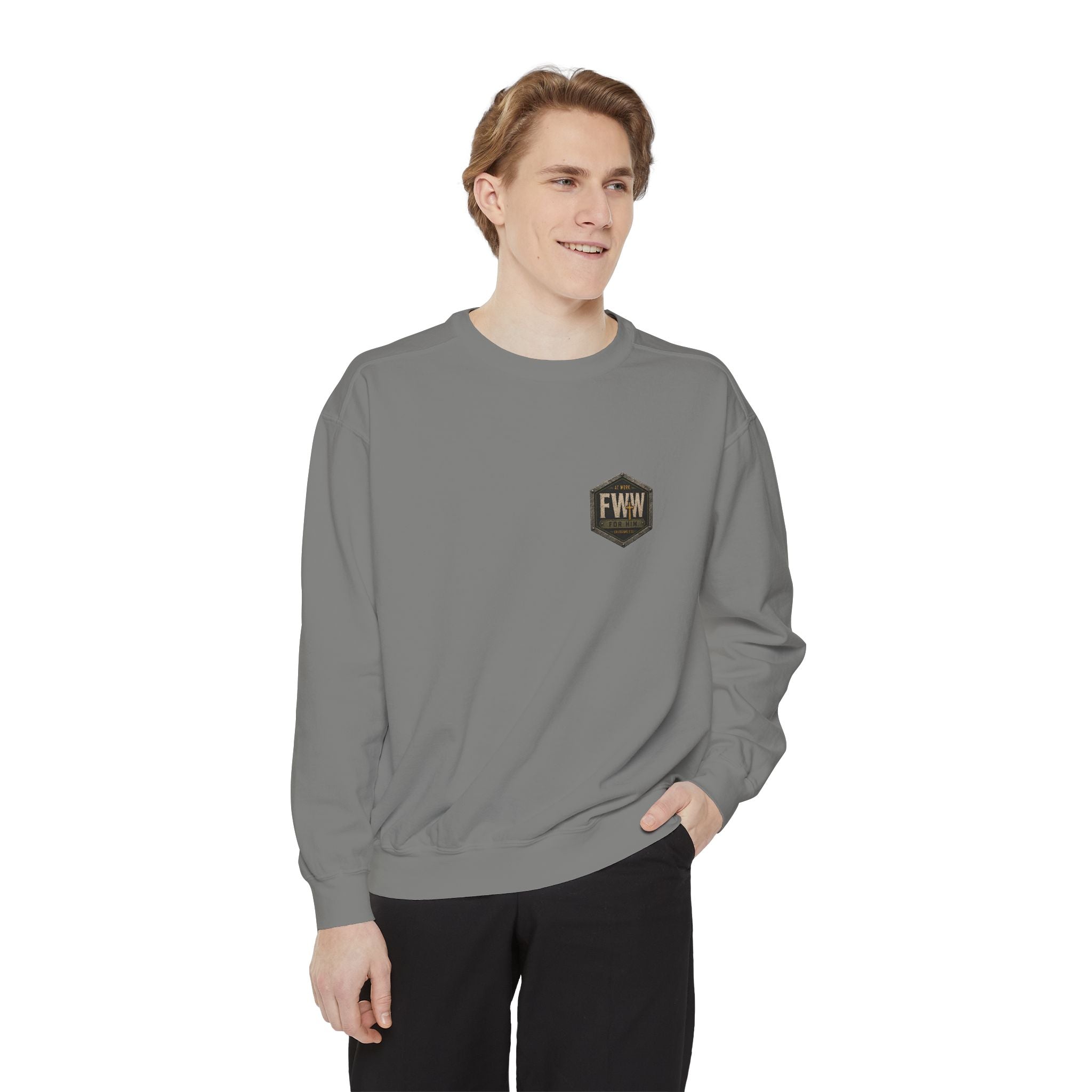 Unto the Lord | Colossians 3:23 Christian Crewneck | Faith Without Works