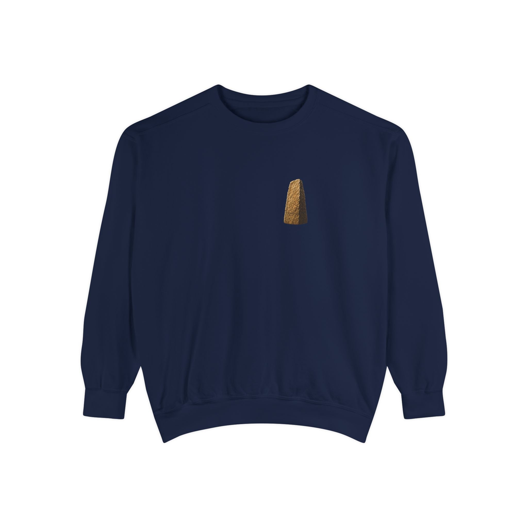 This Stone Shall Be a Witness | Joshua 24:27 Christian Crewneck Sweatshirt | Faith Without Works