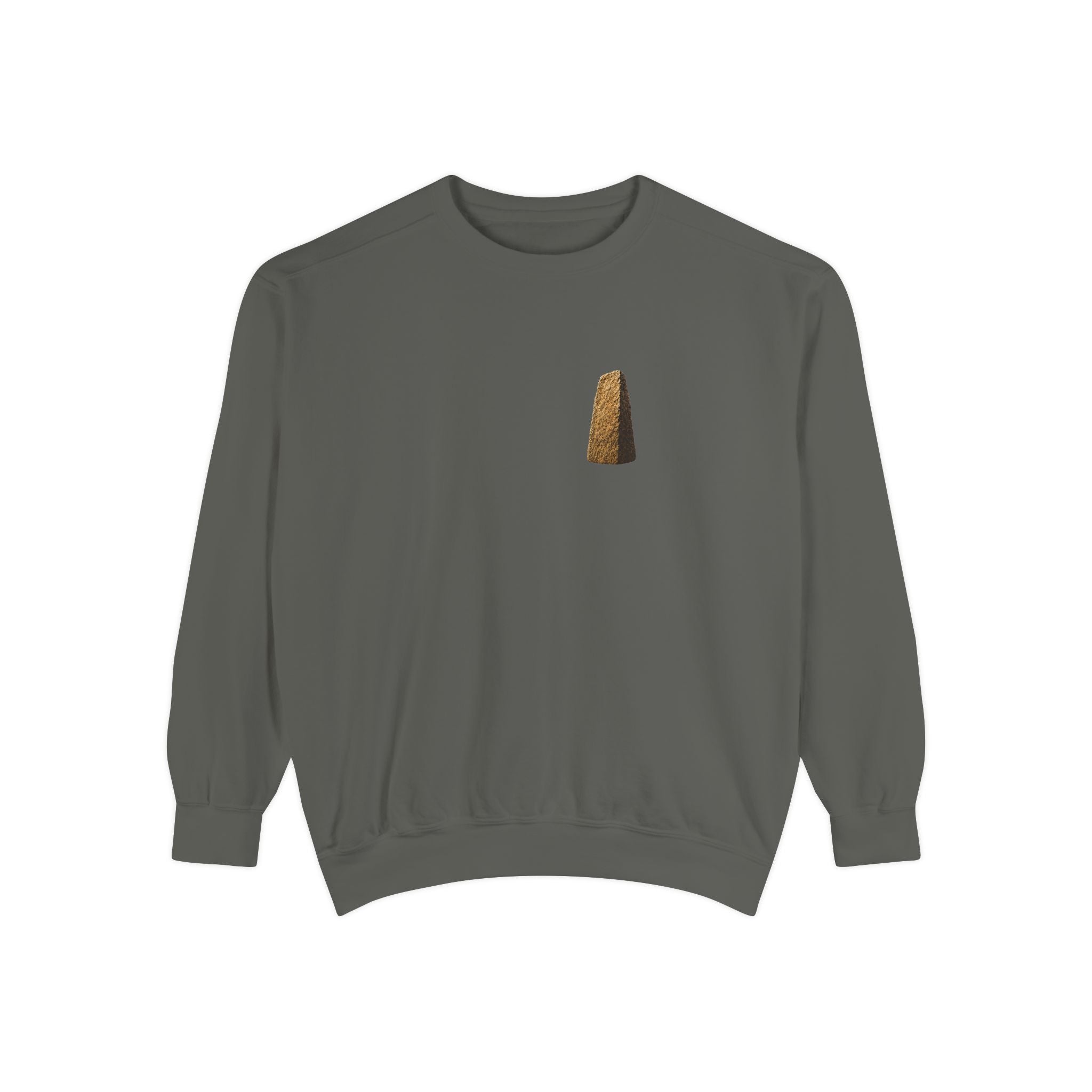This Stone Shall Be a Witness | Joshua 24:27 Christian Crewneck Sweatshirt | Faith Without Works