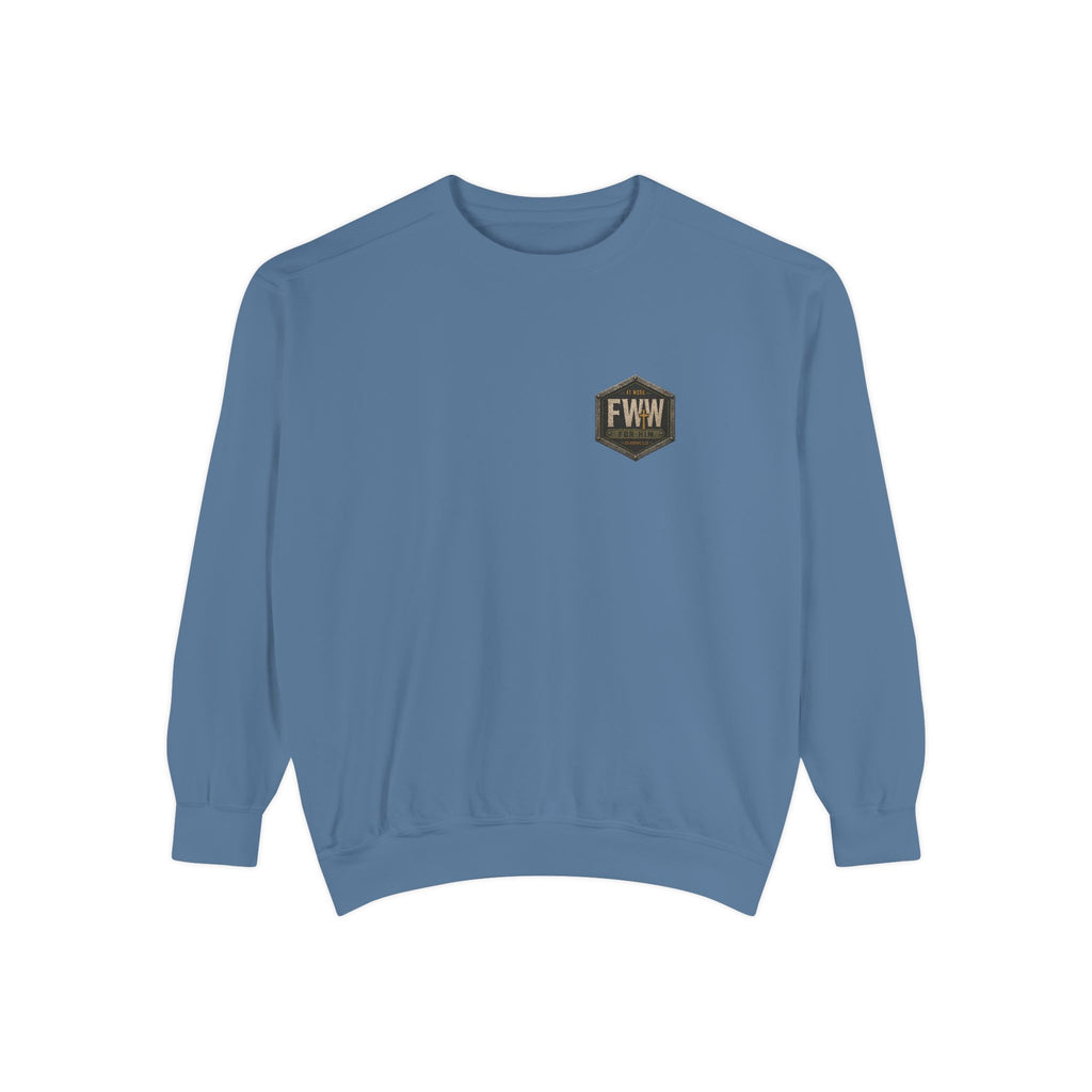 For His Own | 1 Timothy 5:8 Christian Crewneck | Faith Without Works