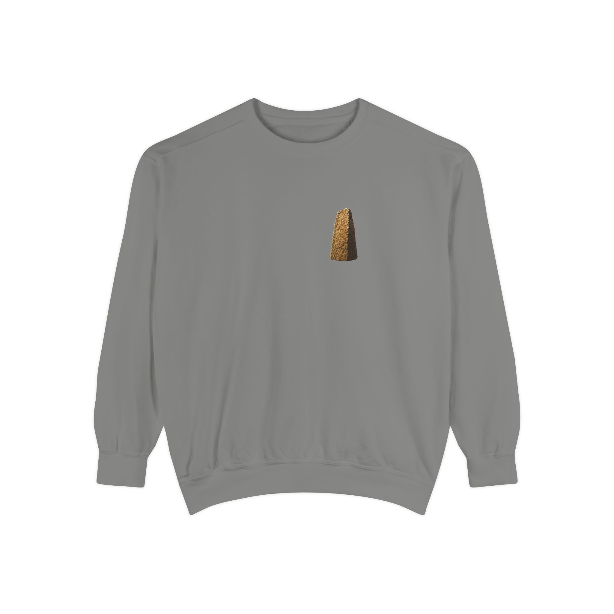 This Stone Shall Be a Witness | Joshua 24:27 Christian Crewneck Sweatshirt | Faith Without Works