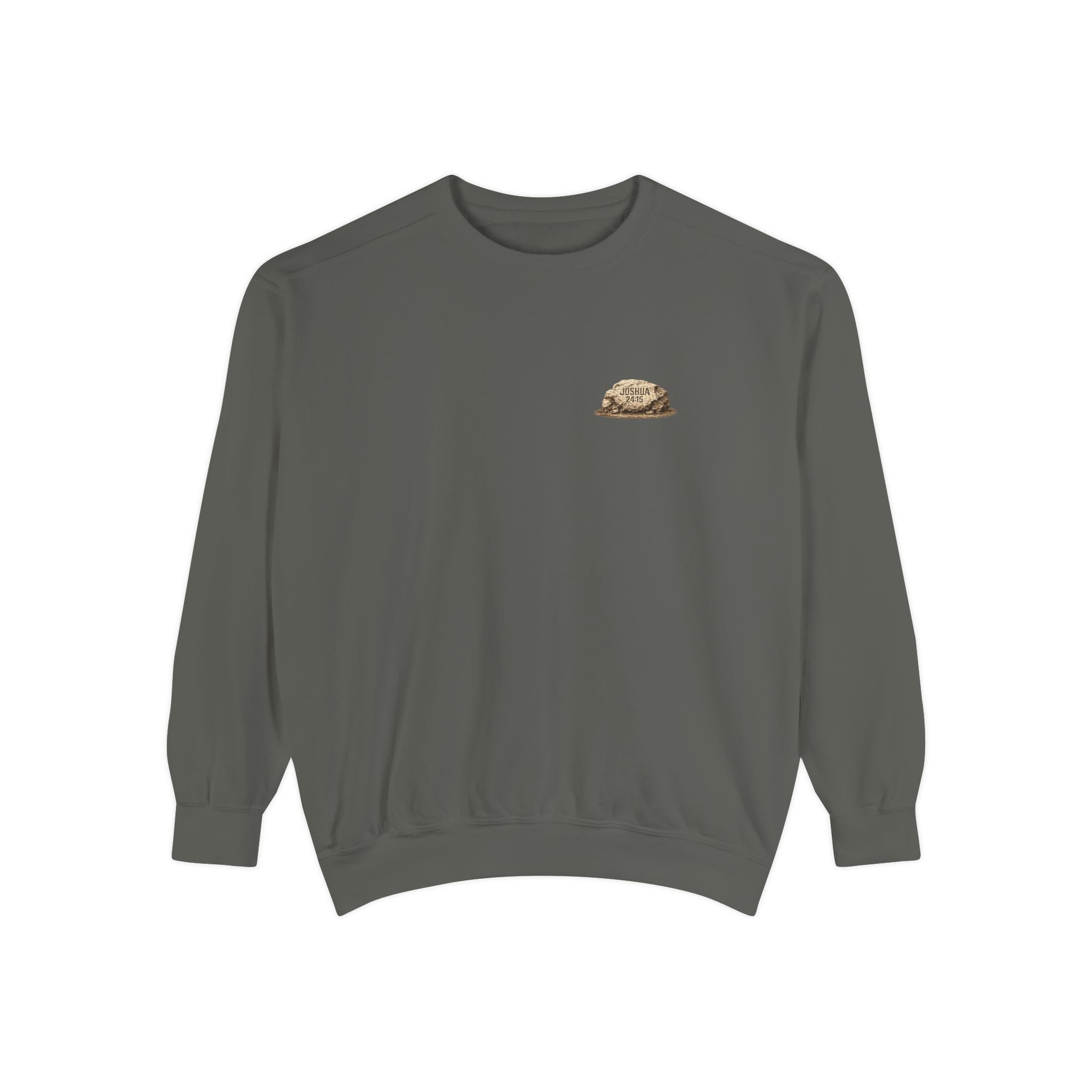 Choose This Day Sweatshirt — "Choose This Day Whom Ye Will Serve" Graphic Crewneck