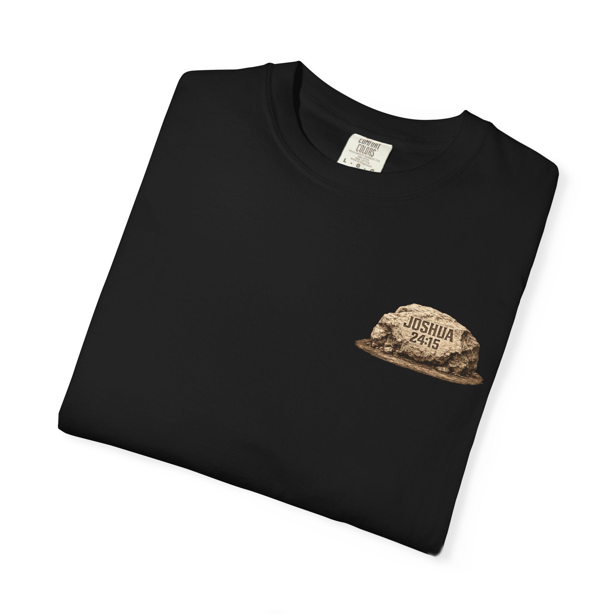 As for Me and My House | Joshua 24:15 Christian T-Shirt | Faith Without Works