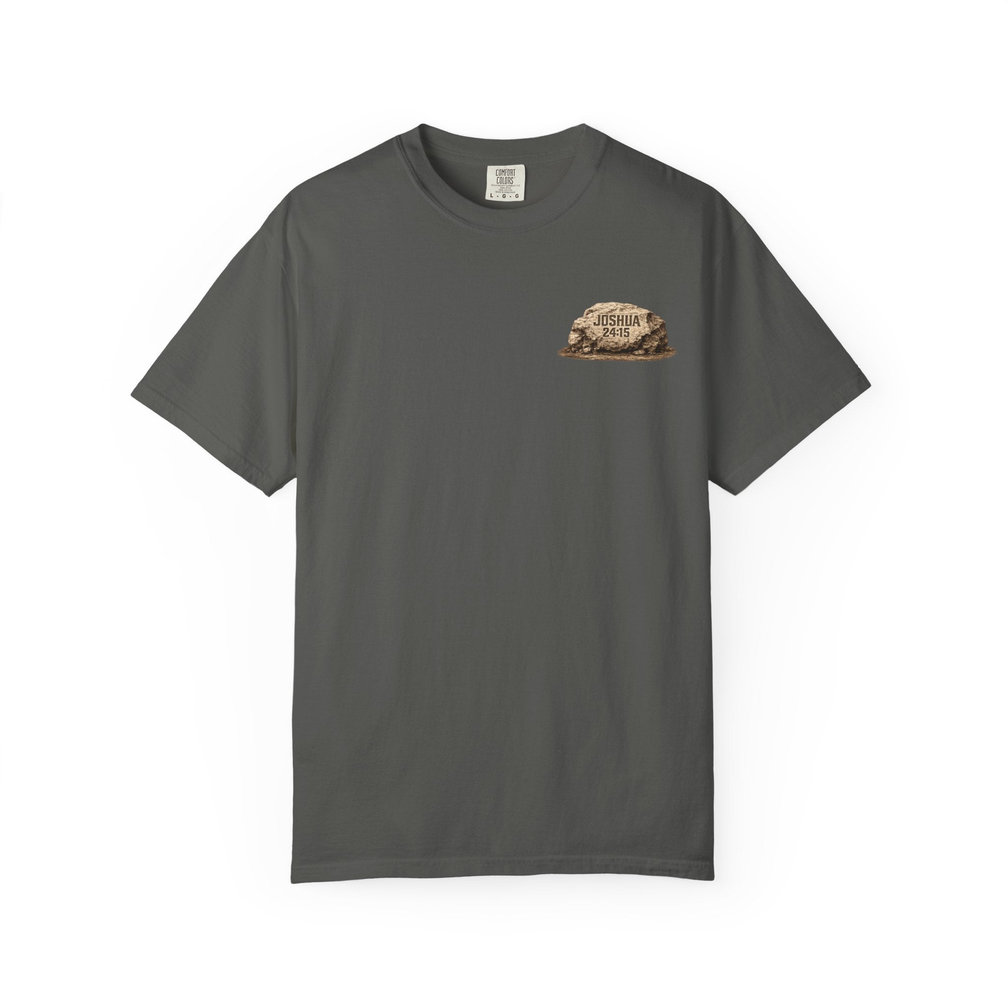 As for Me and My House | Joshua 24:15 Christian T-Shirt | Faith Without Works