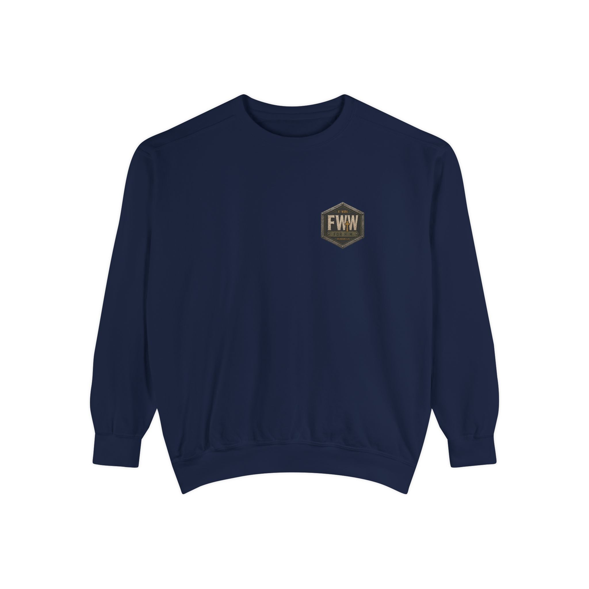 Unto the Lord | Colossians 3:23 Christian Crewneck | Faith Without Works