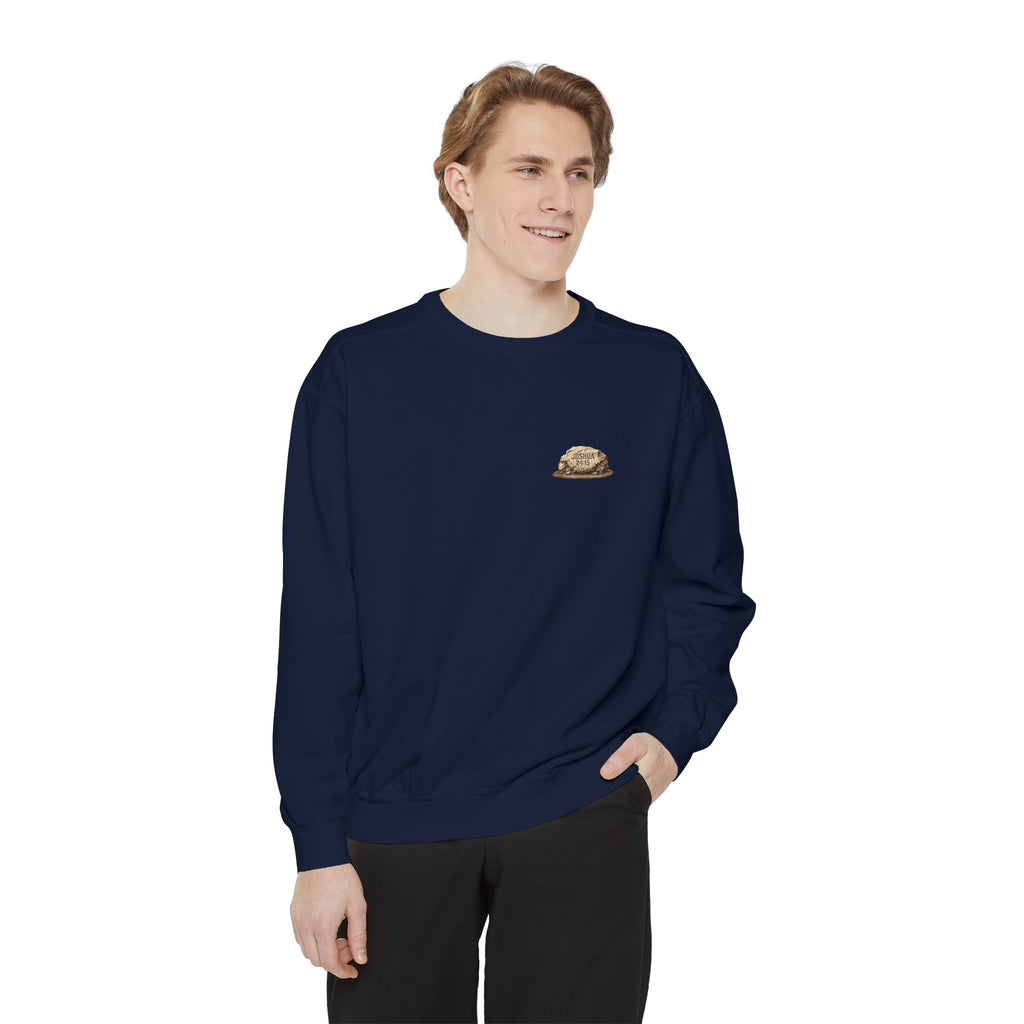 As for Me and My House | Joshua 24:15 Christian Crewneck Sweatshirt | Faith Without Works