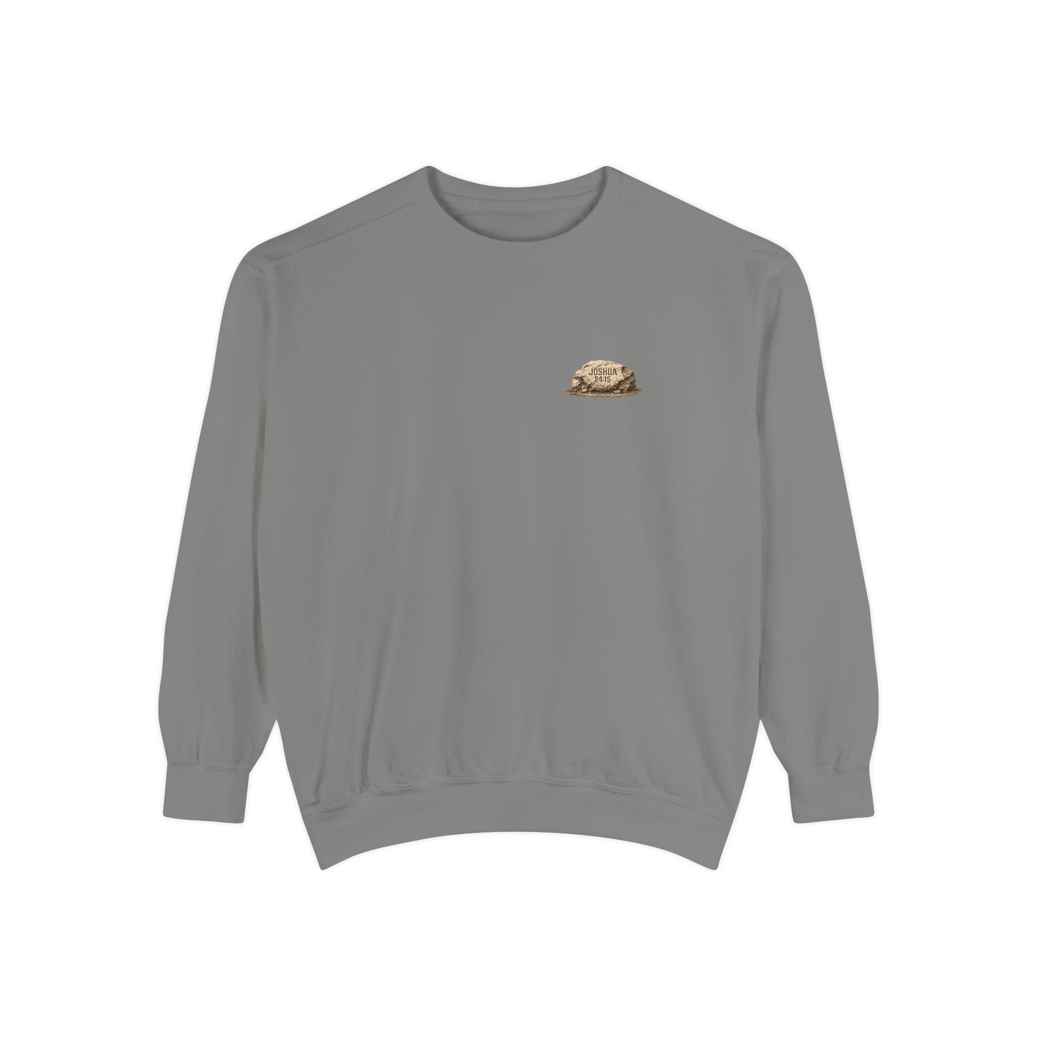 Choose This Day Sweatshirt — "Choose This Day Whom Ye Will Serve" Graphic Crewneck