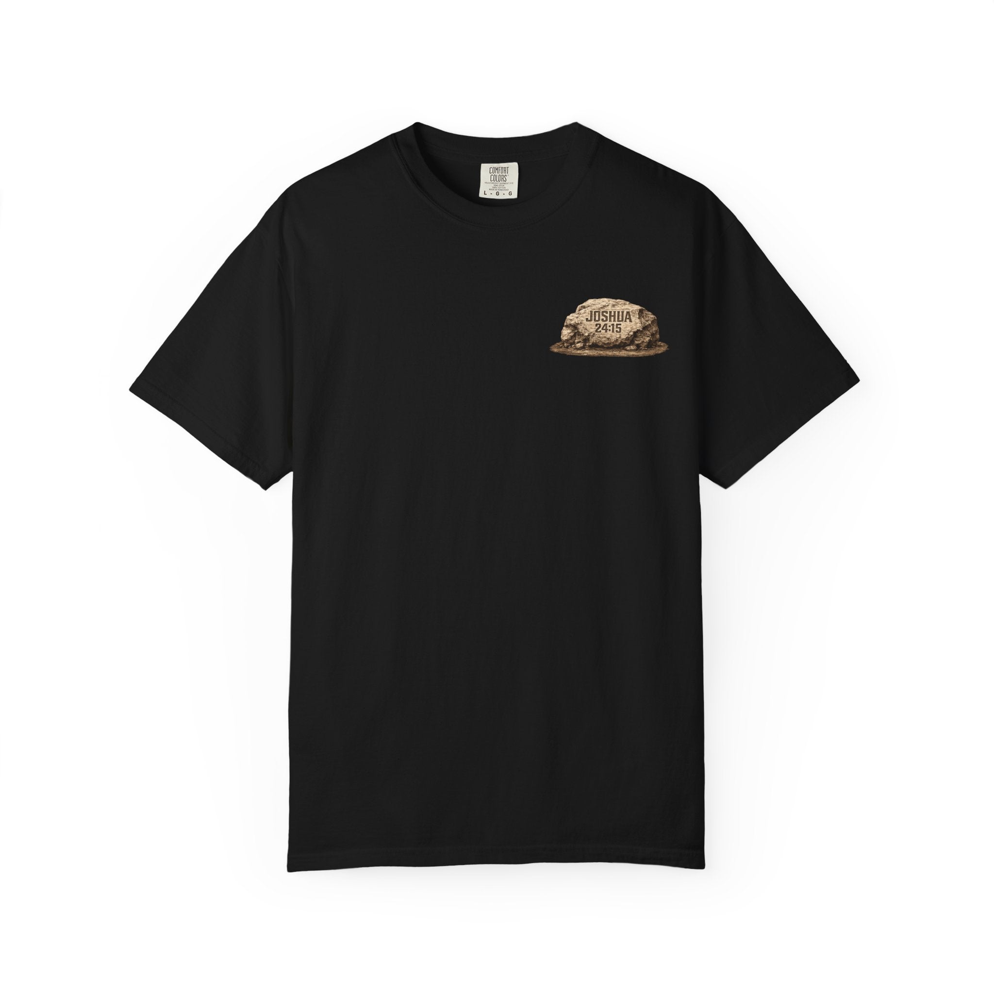 As for Me and My House | Joshua 24:15 Christian T-Shirt | Faith Without Works