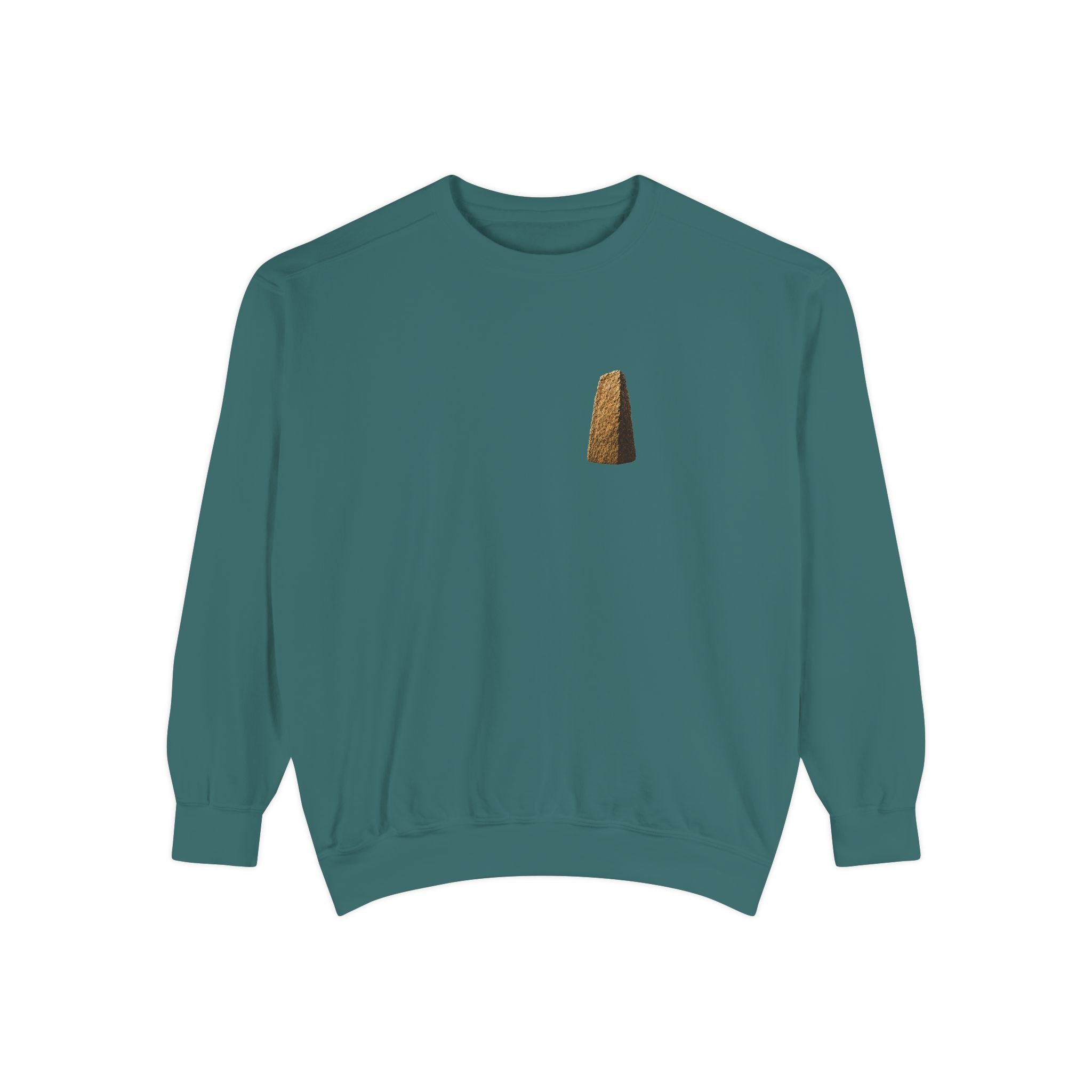 This Stone Shall Be a Witness | Joshua 24:27 Christian Crewneck Sweatshirt | Faith Without Works