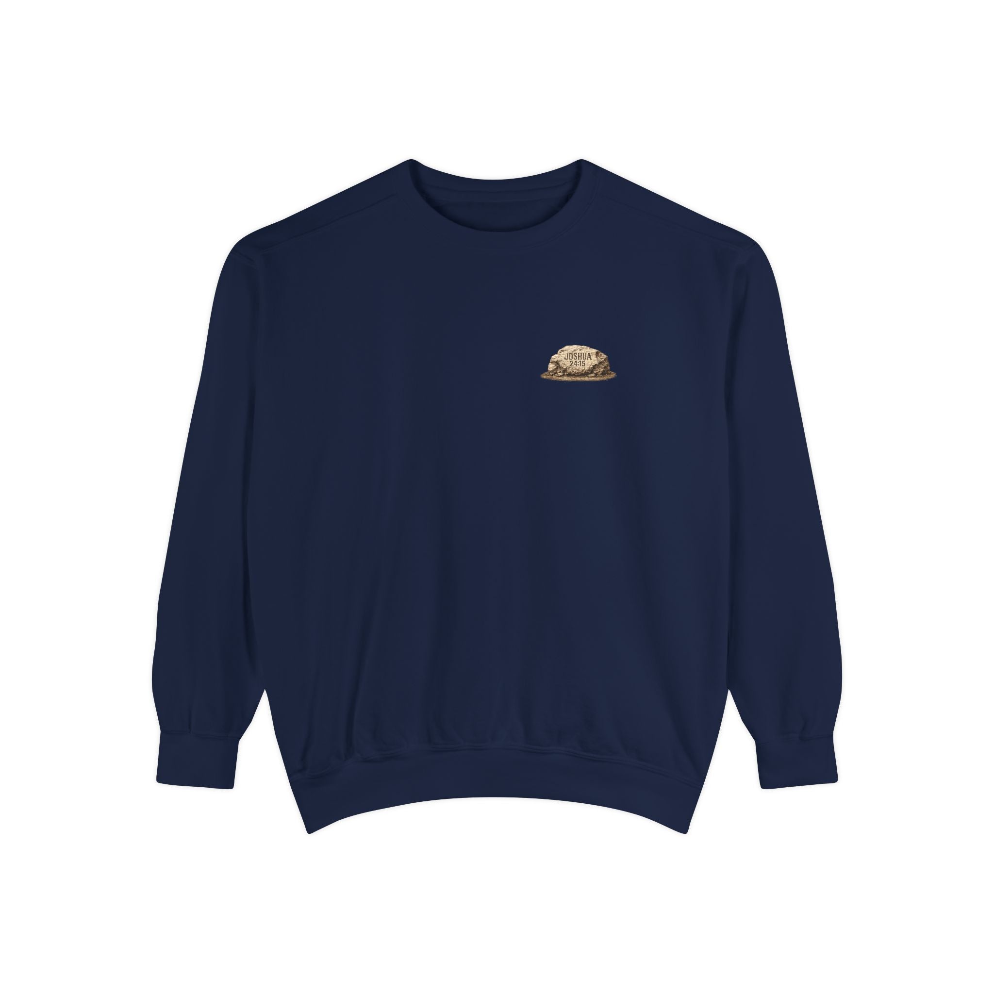 Choose This Day Sweatshirt — "Choose This Day Whom Ye Will Serve" Graphic Crewneck