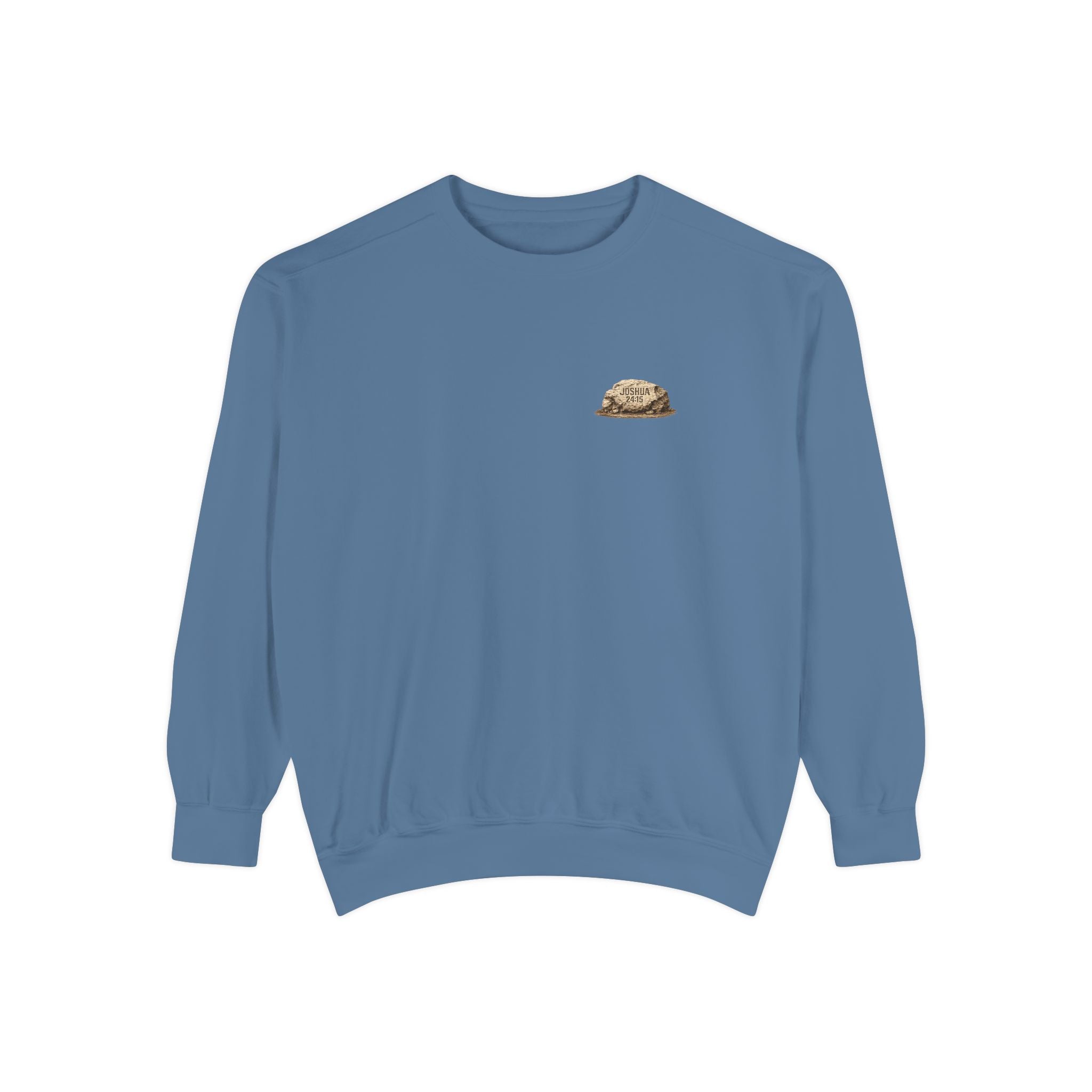 Choose This Day Sweatshirt — "Choose This Day Whom Ye Will Serve" Graphic Crewneck
